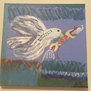 Self-created painting:The Promising Dove